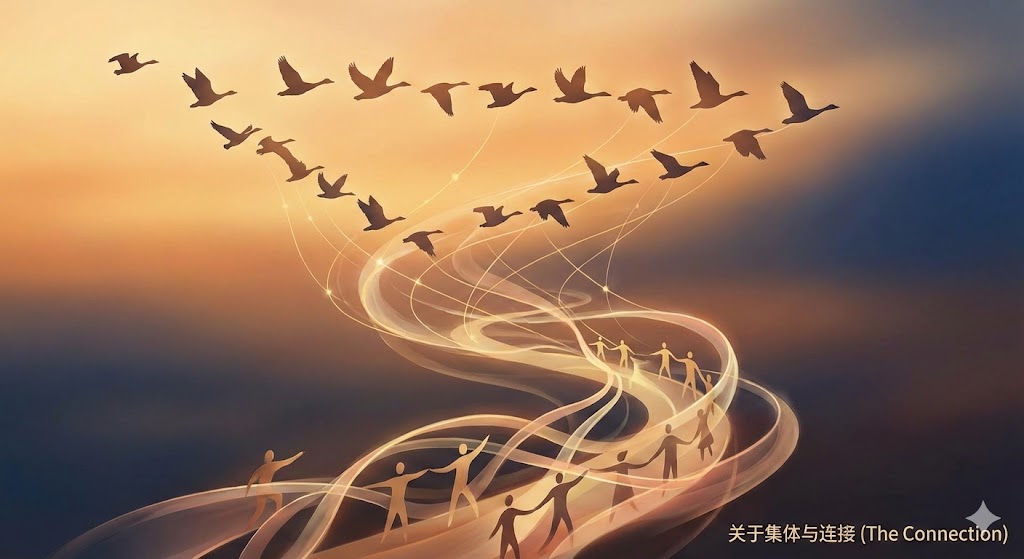 大雁 V 字队形与团队协作